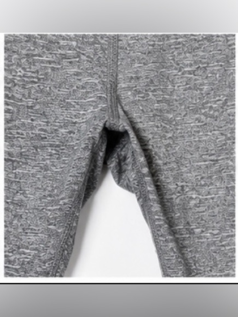 Crane & Lion Gray Heather High Rise Yoga Leggings Size 4 Athletic - Picture 7 of 7